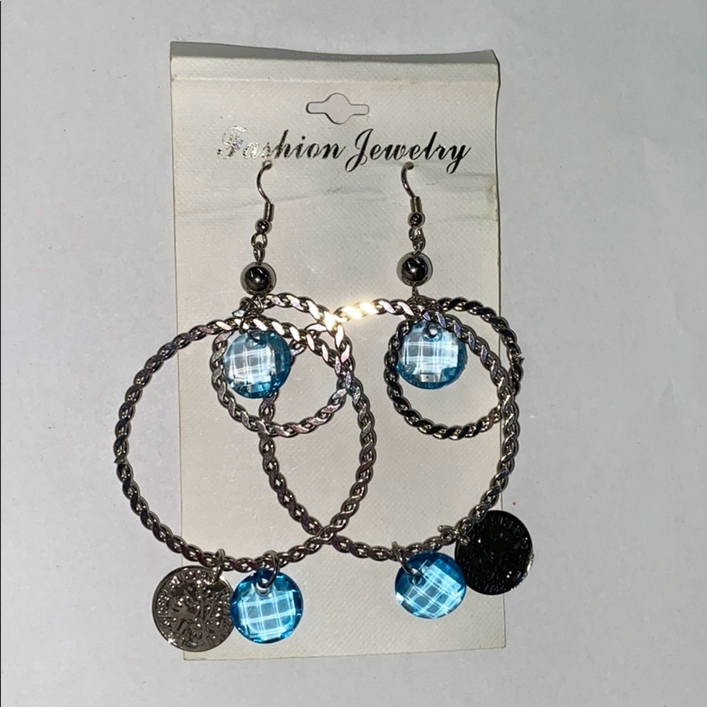 2 for $15 New silver dangling fashion jewelry
